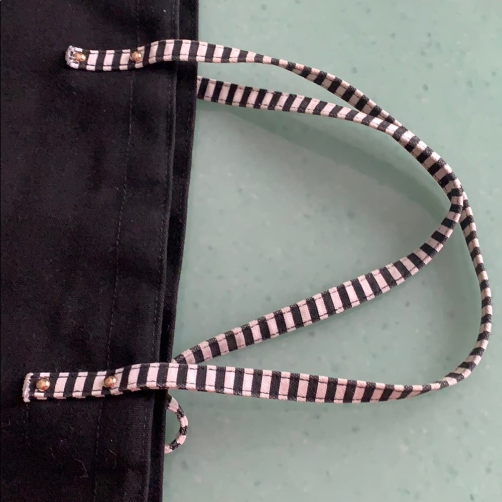 Victoria’s Secret Tote Bag Black with Pink logo - Picture 5 of 6
